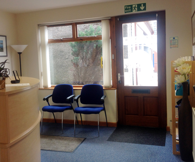 The Garioch Clinic Reception