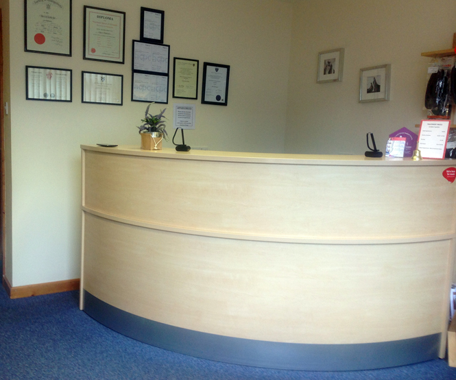 The Garioch Clinic Reception