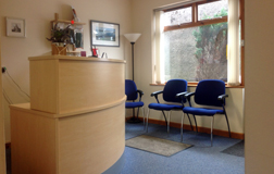 The Garioch Clinic, Inverurie, reception